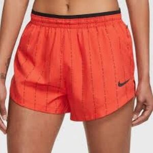 Nike Dri-FIT Tempo Luxe Icon Clash Women’s Size S  Orange Athletic Shorts
